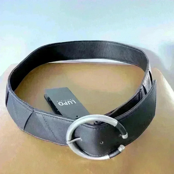 NWT Lupo Barcelona Leather‎ Brown Belt Size 95 - Picture 5 of 6